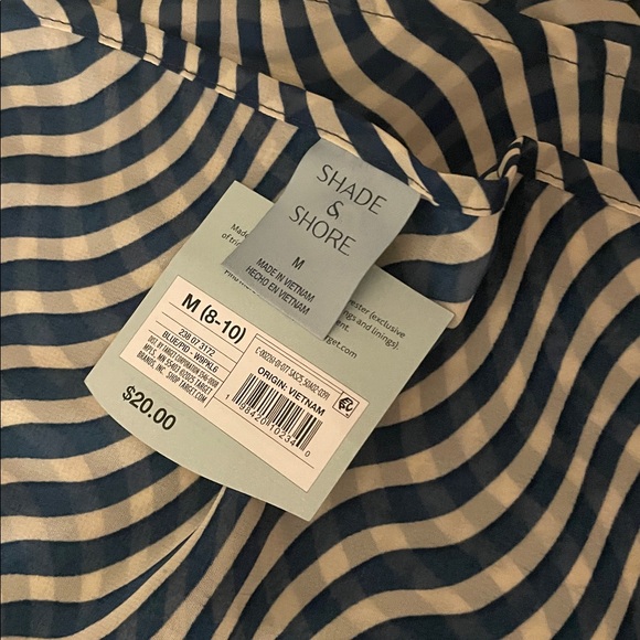 Shade & Shore Navy and White Swim Sarong - Picture 6 of 6